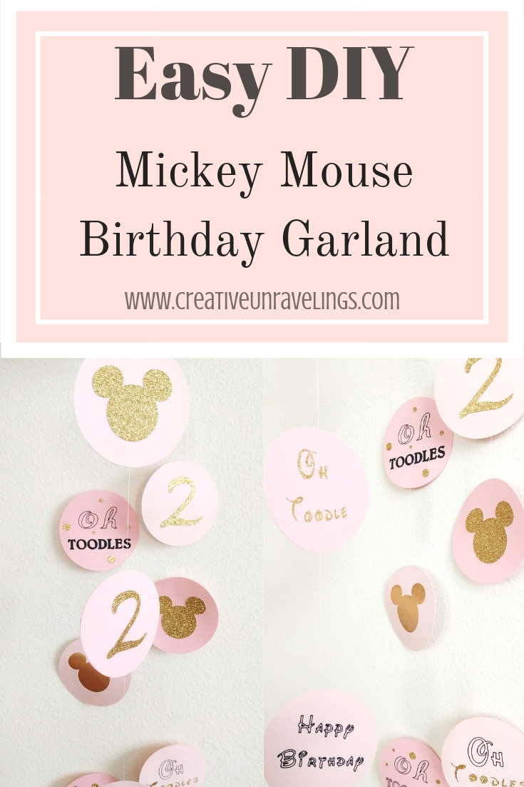 Mickey Mouse birthday party