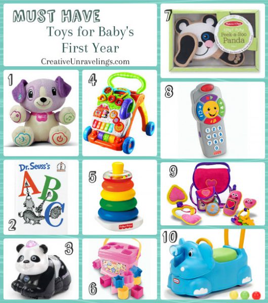 Baby first interactive toys top