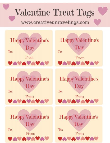 Valentine Treat Tags